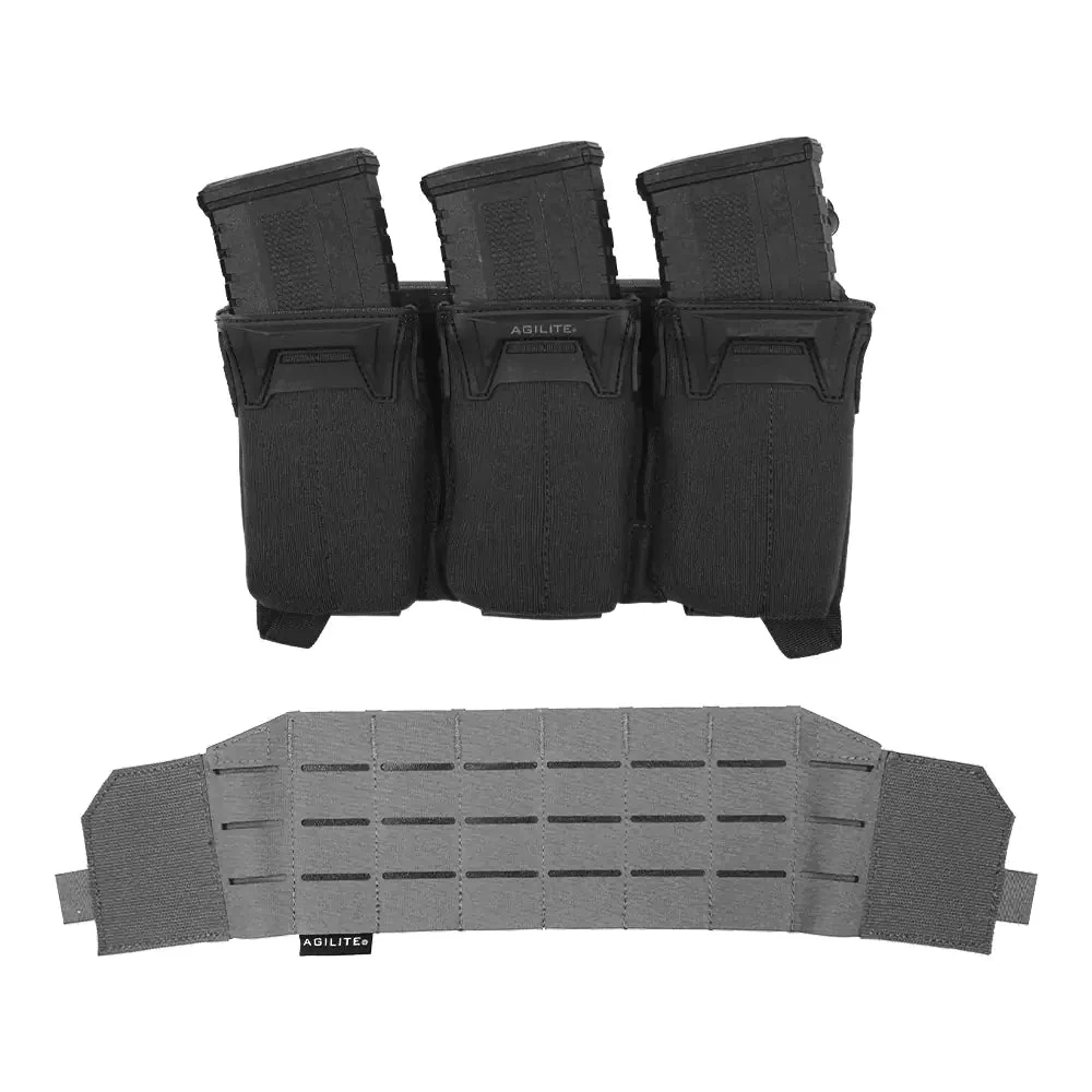 Pincer™ Placard Multi-Caliber + Wolf Grey 2nd Layer MOLLE