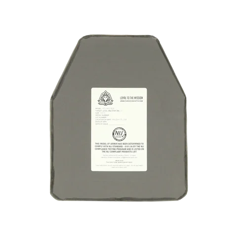 Armor Plate Set - Ceramic Composite Level III Special Threat - Medium (10x12) image 4