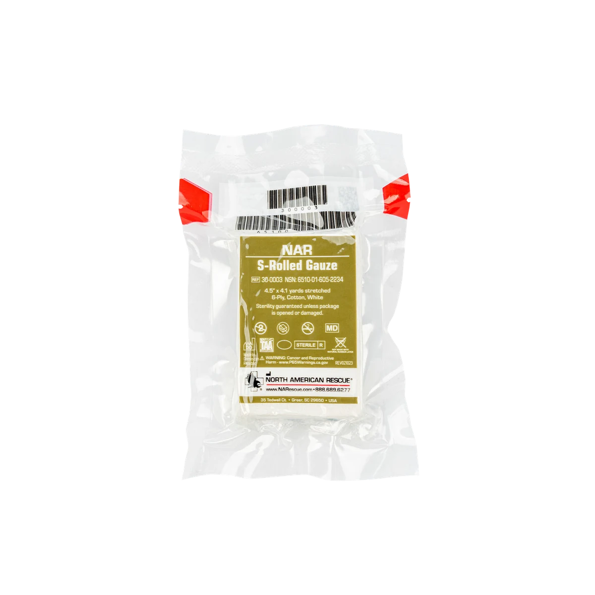 S-Rolled Gauze 4.5" x 4.1YD