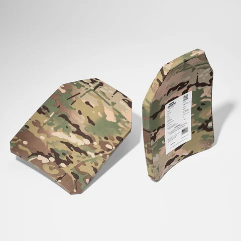 TAC 11 TX2741 Armor Plate - NIJ Level RF1, SAPI Cut image 3