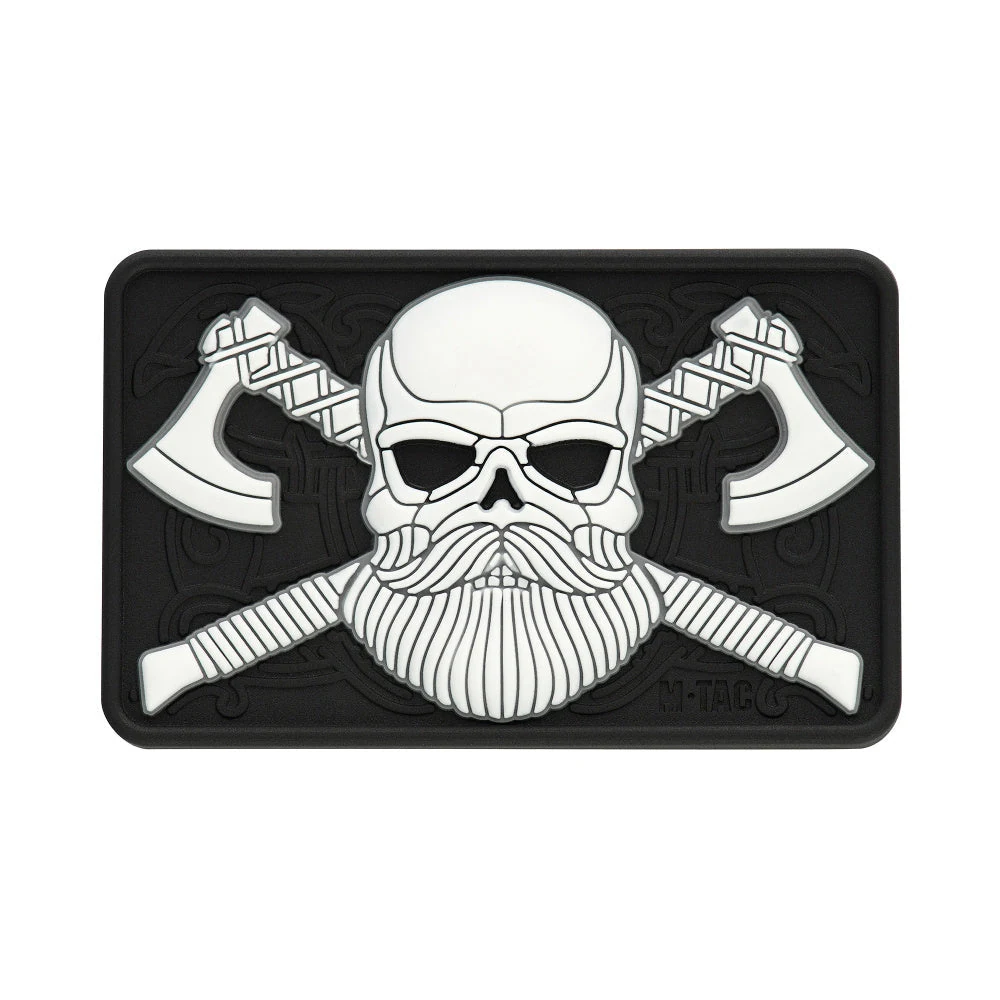 M-Tac Bearded Skull with Axes 3D PVC