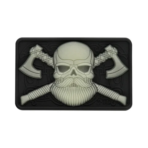 M-Tac Bearded Skull with Axes 3D PVC image 9