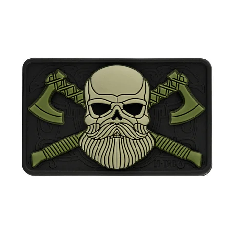 M-Tac Bearded Skull with Axes 3D PVC image 12