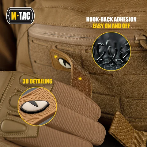M-Tac Glows in the Dark Cat Eyes Morale Patch 3D PVC image 9