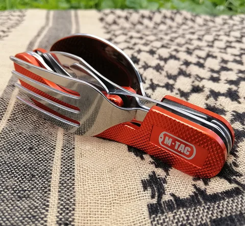 M-Tac Folding Two-Piece Cutlery Set image 2