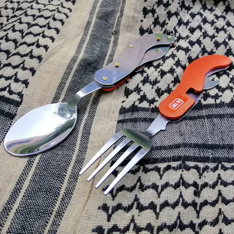 M-Tac Folding Two-Piece Cutlery Set image 3