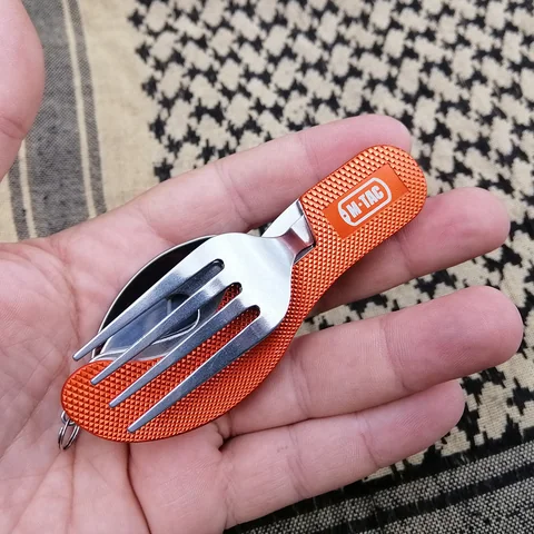 M-Tac Folding Two-Piece Cutlery Set image 8
