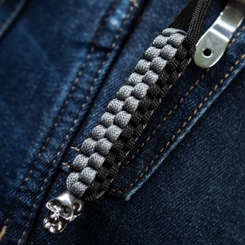 M-Tac Knife Lanyard Cuboid Skull image 6