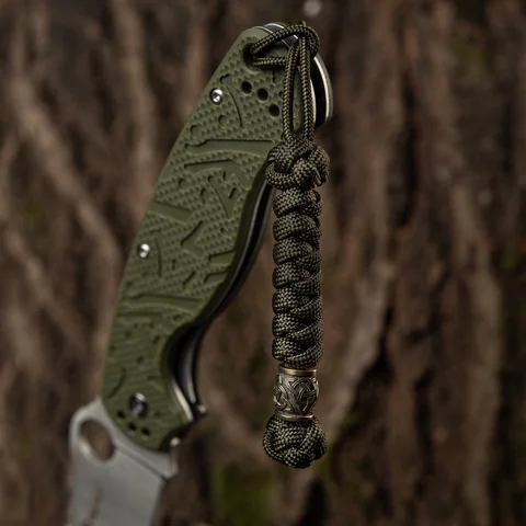 M-Tac Knife Lanyard Triquetra Olive image 2