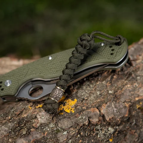 M-Tac Knife Lanyard Triquetra Olive image 3
