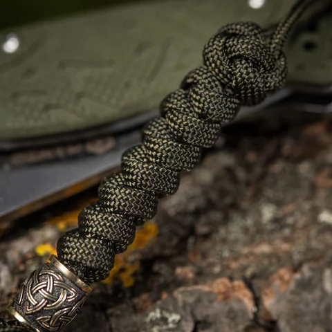 M-Tac Knife Lanyard Triquetra Olive image 4
