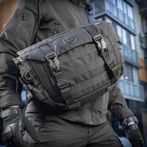 M-Tac Messenger Bag Elite Hex Black image 4