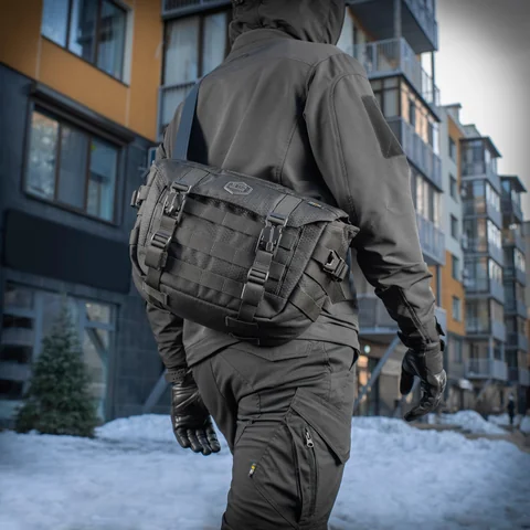M-Tac Messenger Bag Elite Hex Black image 5