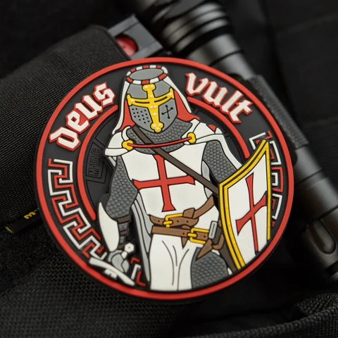 M-Tac patch Deus Vult 3D PVC image 2