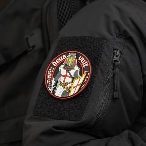 M-Tac patch Deus Vult 3D PVC image 3