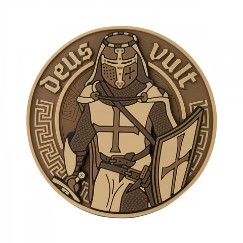 M-Tac patch Deus Vult 3D PVC image 7