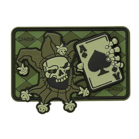 M-Tac patch Joker Skull 3D PVC image 8