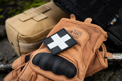 M-Tac patch Medic Cross Square PVC image 2