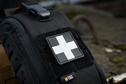 M-Tac patch Medic Cross Square PVC image 4