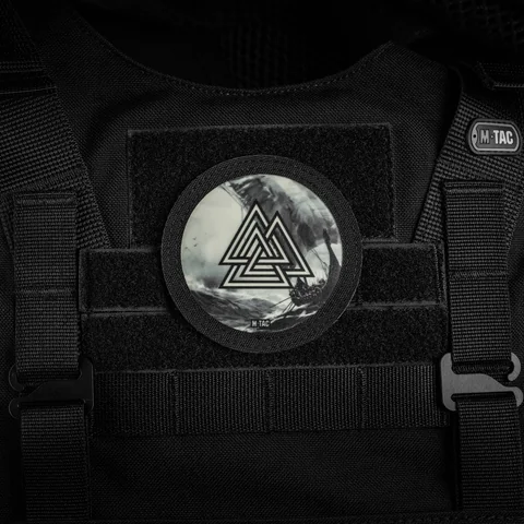 M-Tac Patch Walknut/Drakkar Round (3 inches) image 5