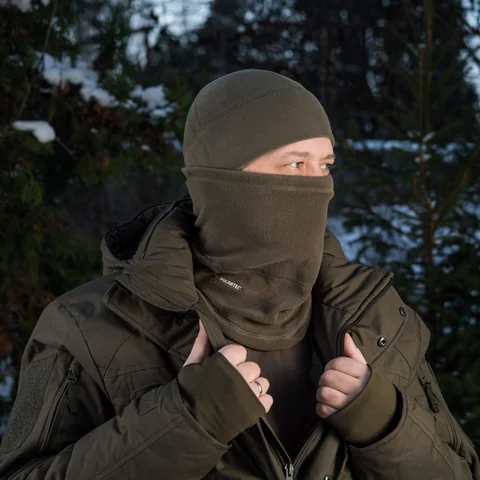 M-Tac Anatomical Neck Gaiter with Drawcord Polartec image 2