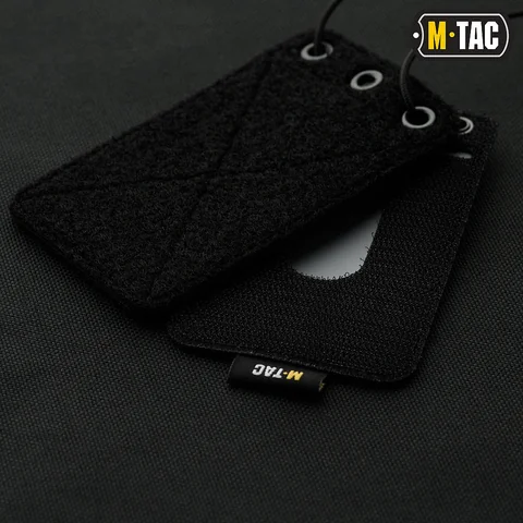 M-Tac Tactical Badge Holder Hanging ID Card Case Hook Surface Draw Cord image 5