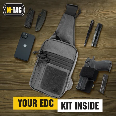 M-Tac Tactical Bag Shoulder Chest Pack with Sling & Loop Panel image 4