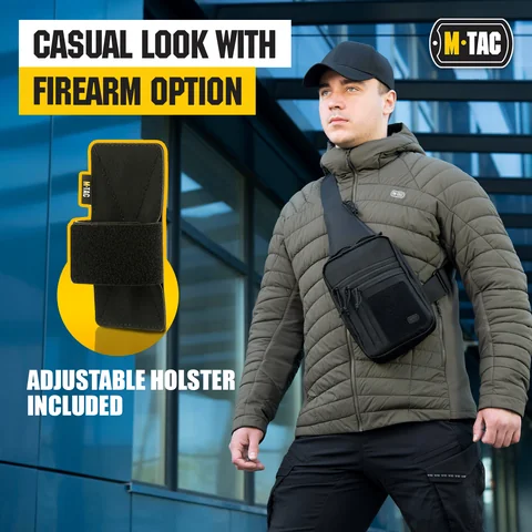 M-Tac Tactical Bag Shoulder Chest Pack with Sling & Loop Panel image 9