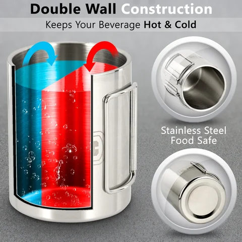 M-Tac Thermo Mug with Folding Handle 15oz image 4