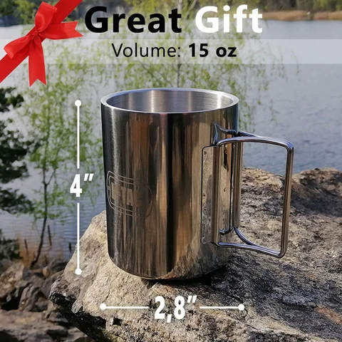 M-Tac Thermo Mug with Folding Handle 15oz image 5