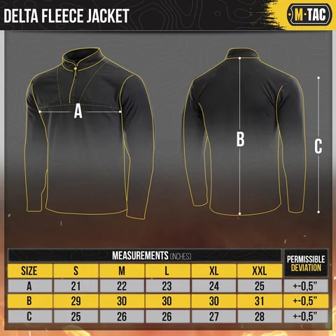 M-Tac Delta Fleece Jacket - Tactical Underwear Top Sweater 1/4 Zip image 7