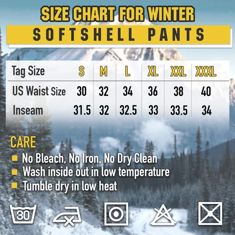 M-Tac Pants Soft Shell Winter image 12
