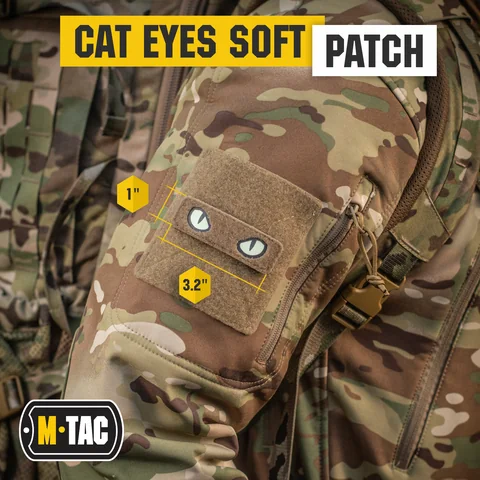 M-Tac patch Cat Eyes (Type 2) Laser Cut image 2