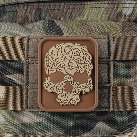 M-Tac patch Viking Skull PVC image 7