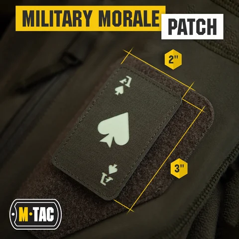 M-Tac patch Ace of Spades Laser Cut - (Set of 2) image 7