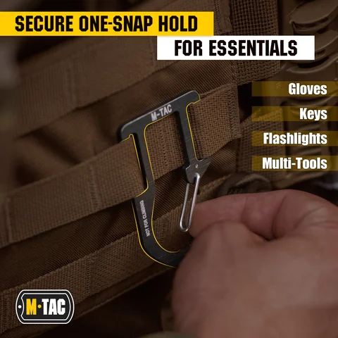 M-Tac Aluminum Carabiner for Backpack Molle image 4