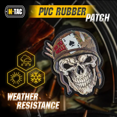 M-Tac Patch Skull in a Helmet PVC image 4