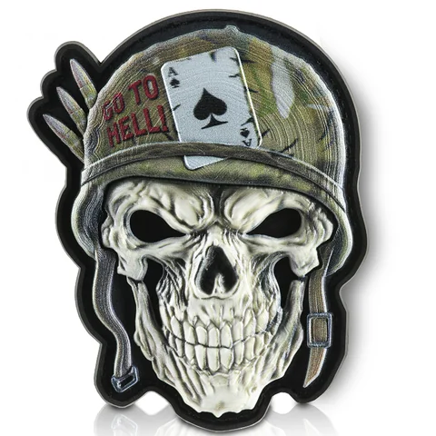 M-Tac Patch Skull in a Helmet PVC image 7