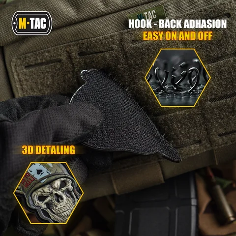M-Tac Patch Skull in a Helmet PVC image 9