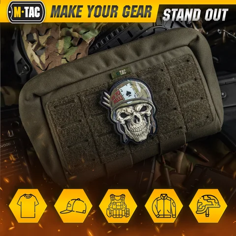 M-Tac Patch Skull in a Helmet PVC image 11
