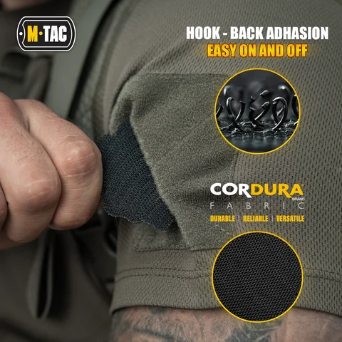 M-Tac Morale Patch Clover - Tactical Embroidered Military Badge with Hook Fastener Backing image 3