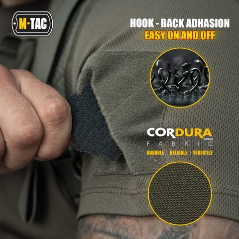 M-Tac Morale Patch Clover - Tactical Embroidered Military Badge with Hook Fastener Backing image 9