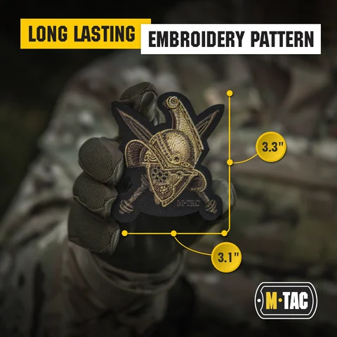 M-Tac Embroidered Patch Gladiator Helmet image 4