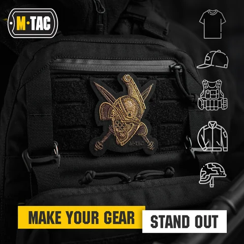 M-Tac Embroidered Patch Gladiator Helmet image 5