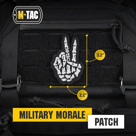 M-Tac GITD Patch Victory Hand (Embroidered) image 2