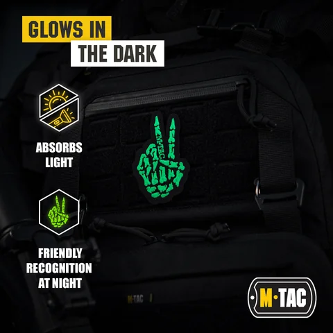 M-Tac GITD Patch Victory Hand (Embroidered) image 4