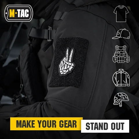 M-Tac GITD Patch Victory Hand (Embroidered) image 5