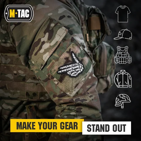 M-Tac GITD Patch Skeleton Shooter (Embroidered) image 5