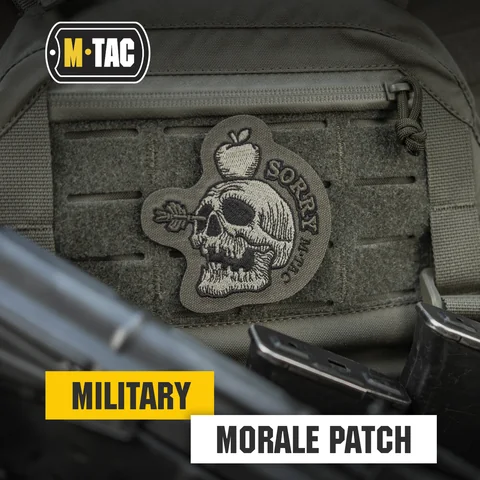 M-Tac “SORRY” Embroidered Morale Patch image 2