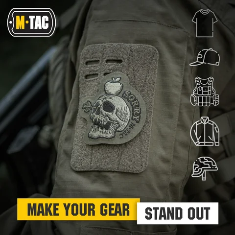 M-Tac “SORRY” Embroidered Morale Patch image 5